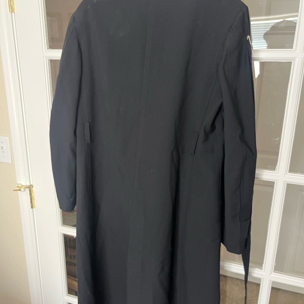 Vintage Naval Overcoat Coat Military XL - Picture 6 of 9